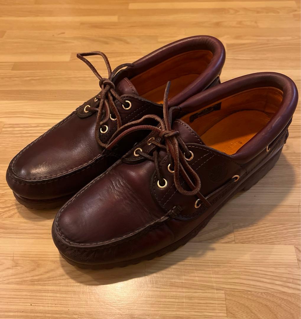 Timberland ティンバーランド スリーアイ バーガンディ　27cm