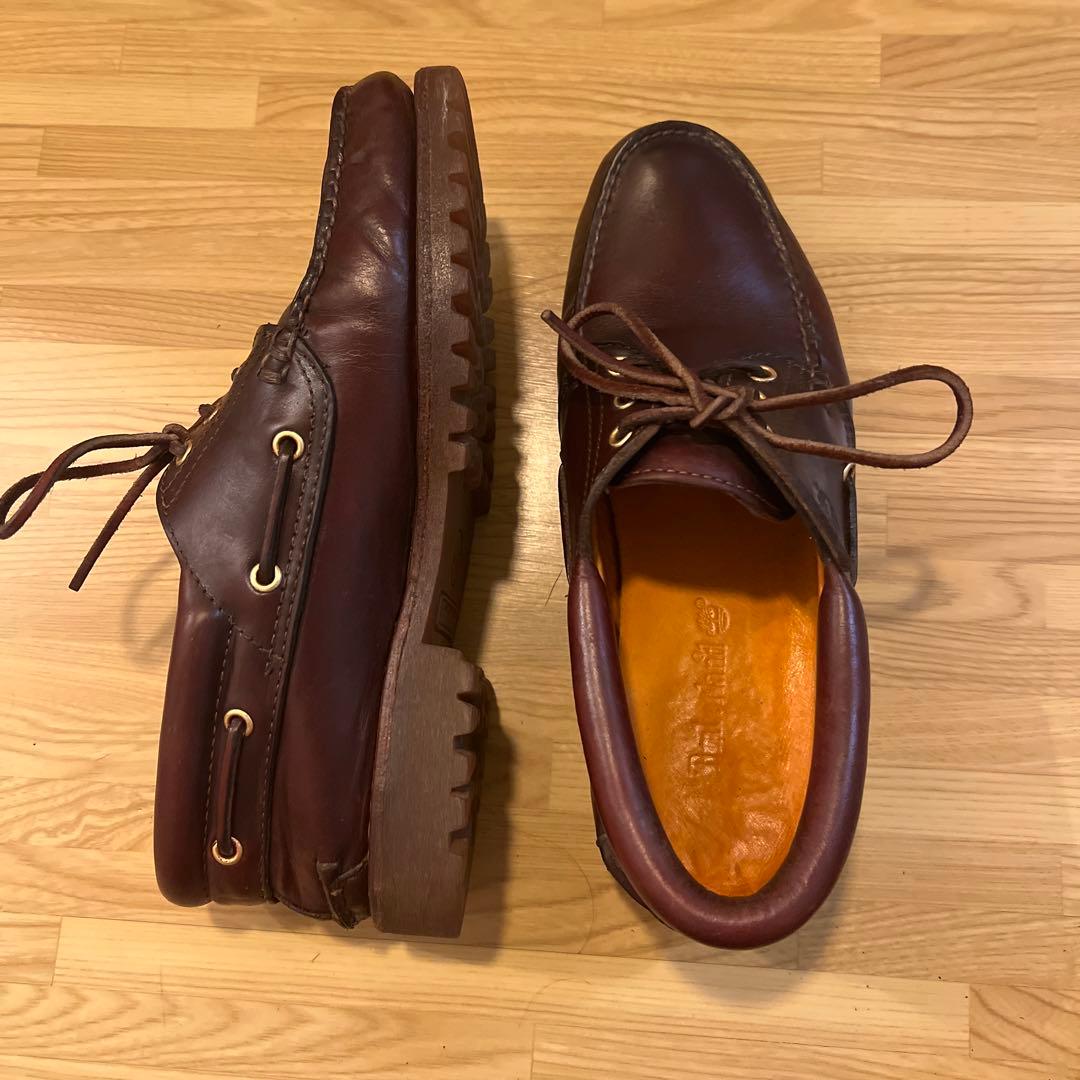 Timberland ティンバーランド スリーアイ バーガンディ　27cm