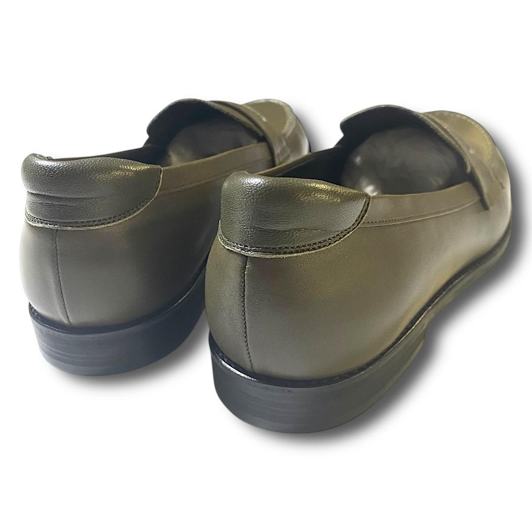 27cm 新品 SOFTHYPHEN SAKIAS レザー ローファー Uチップ