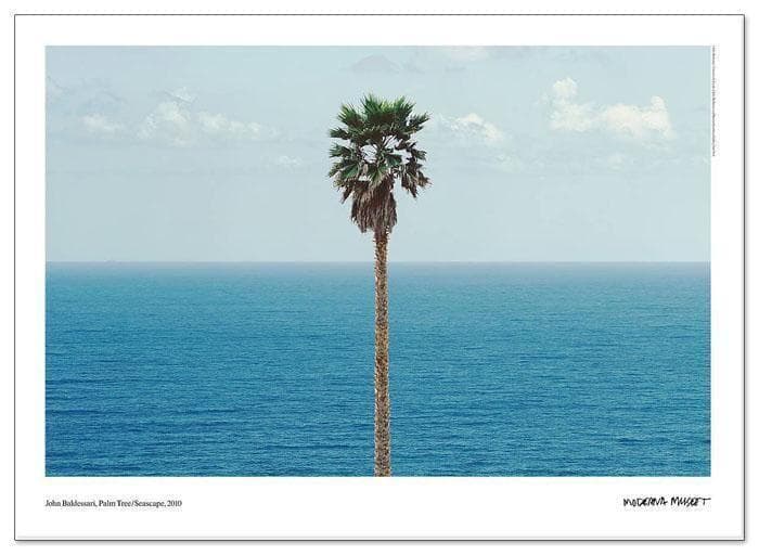 Palm tree/seascape/ジョン バルデッサリ/額装ポスター