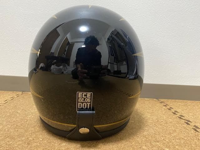 装飾用 未使用 500TXタイプジェットヘルメットtt&coオーシャンビートル