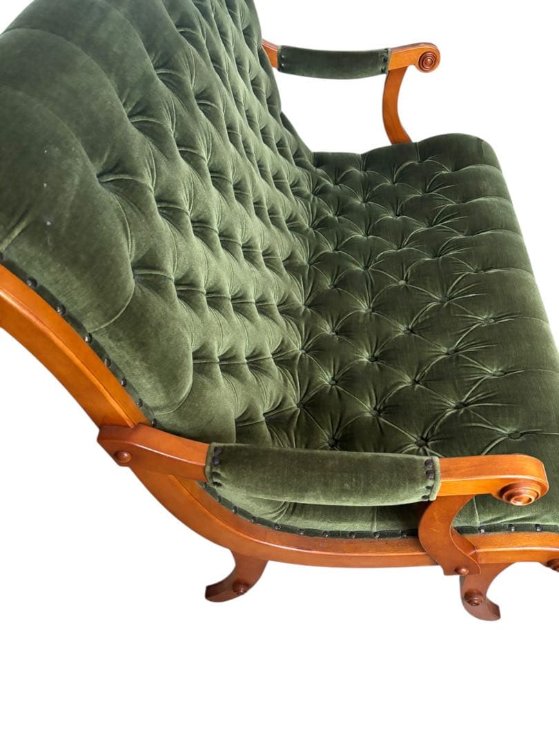 横浜ダニエル Daniel クラシックソファ 2人掛け グリーン