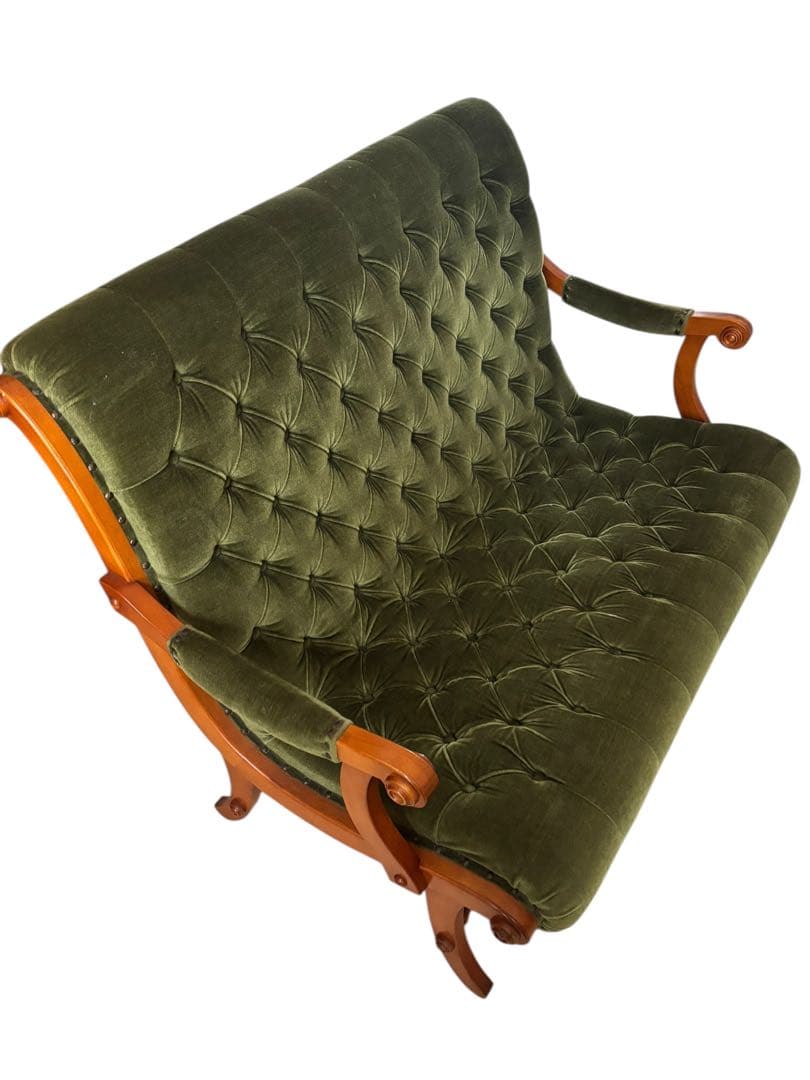 横浜ダニエル Daniel クラシックソファ 2人掛け グリーン