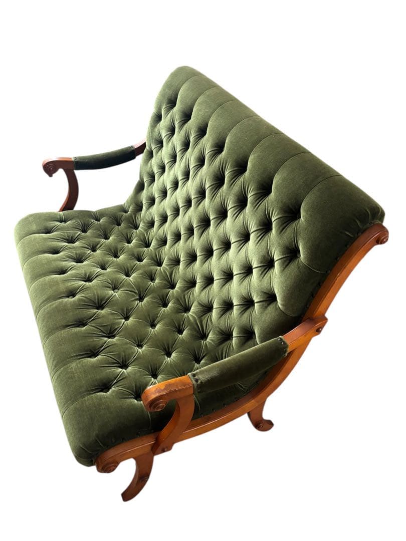 横浜ダニエル Daniel クラシックソファ 2人掛け グリーン