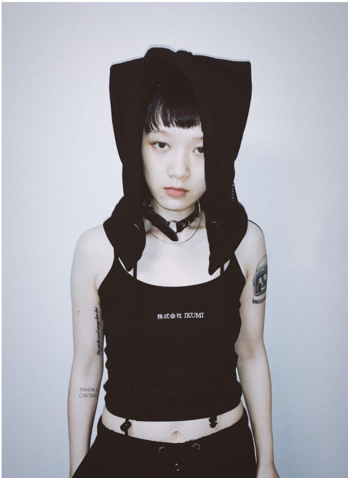 【未使用・美品】IKUMI 　イクミ　HORN HOODIE CAP 　猫耳帽子