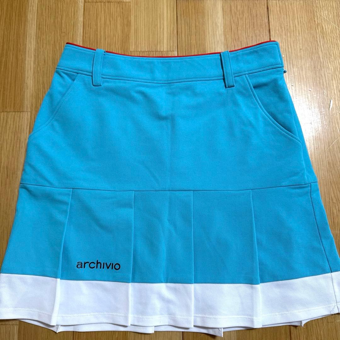（美品）archivioゴルフウェアセット 36 ブルー 値下げ不可