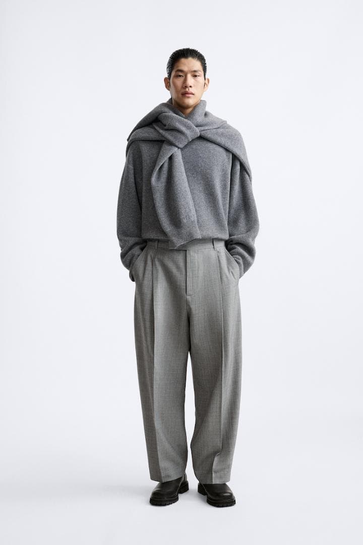 STUDIO NICHOLSON × ZARA ワイドスラックス　US34