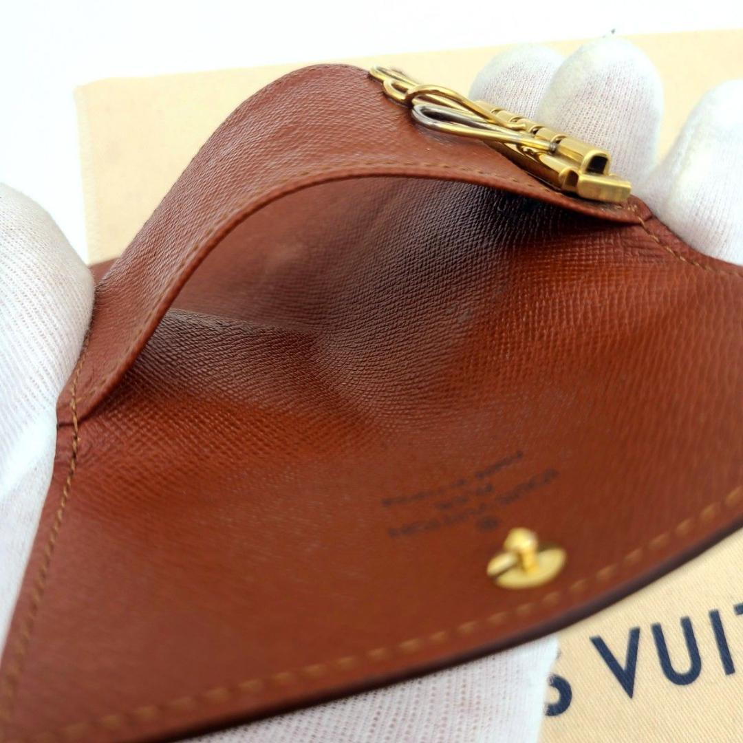 美品 ルイヴィトン モノグラム 4連 キーケース ミュルティクレ4 鍵