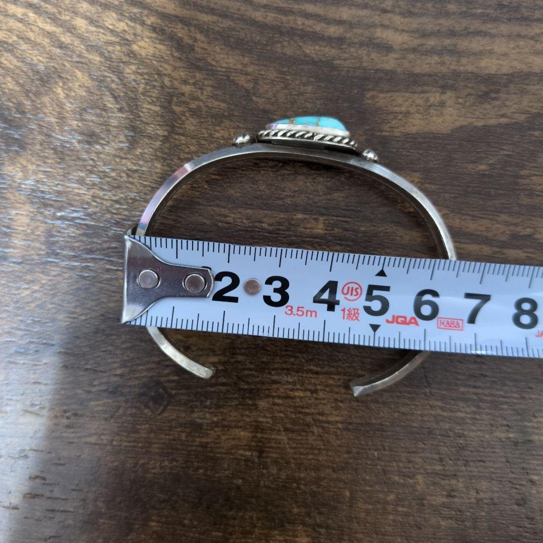 ターコイズ　バングル　ナンバー8