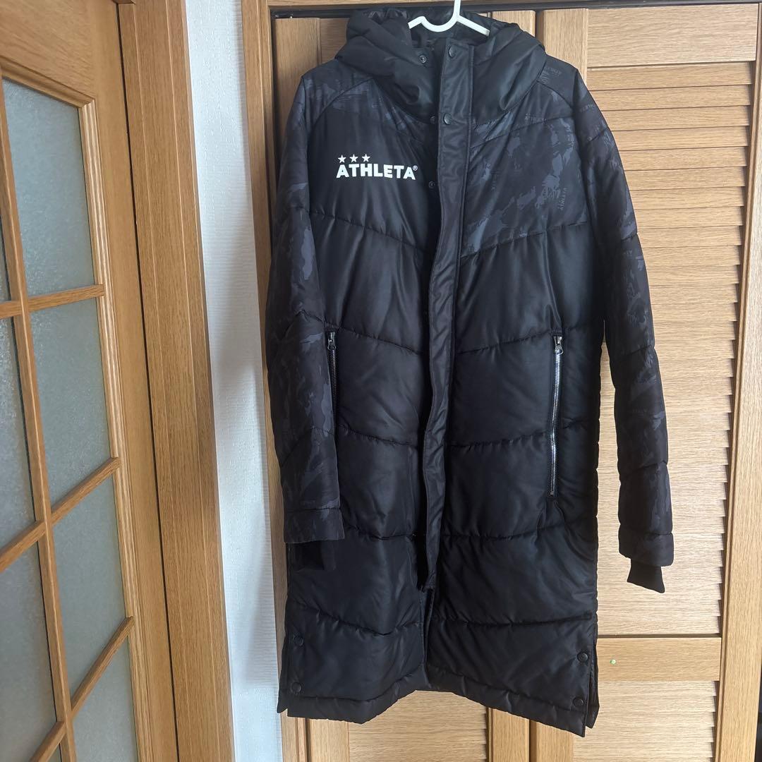 8800円→8500円へ　ATHLETA ベンチコート ブラック　S アスレタ