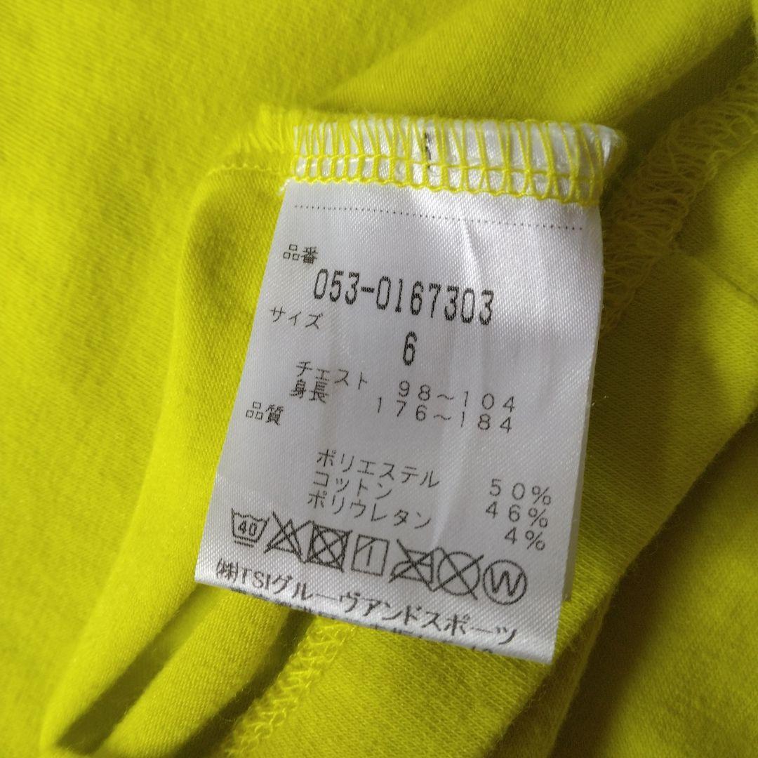 PEARLY GATES イエロー モックネック　　サイズ　6