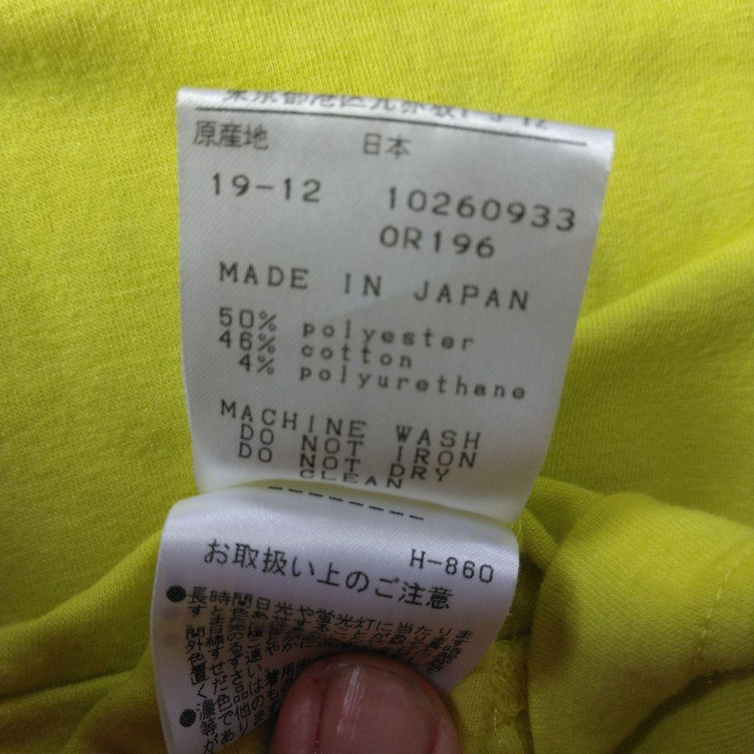 PEARLY GATES イエロー モックネック　　サイズ　6