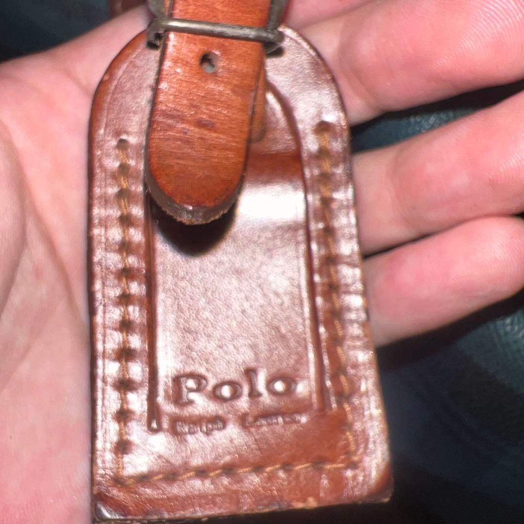 ポロラルフローレン ボストンバッグ レザー 大容量