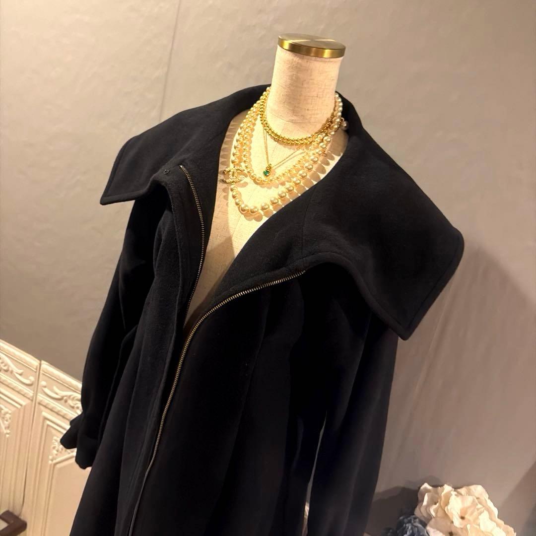 【8万円】SHIZUKA KOMURO アンゴラウール　デザイン　コート