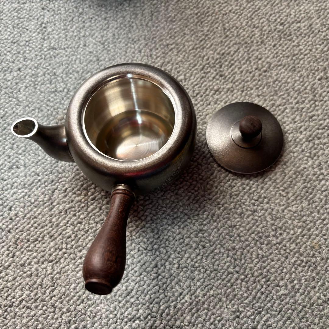 錫器 急須＆茶壺 桐箱付き 未使用品 後藤銅器店