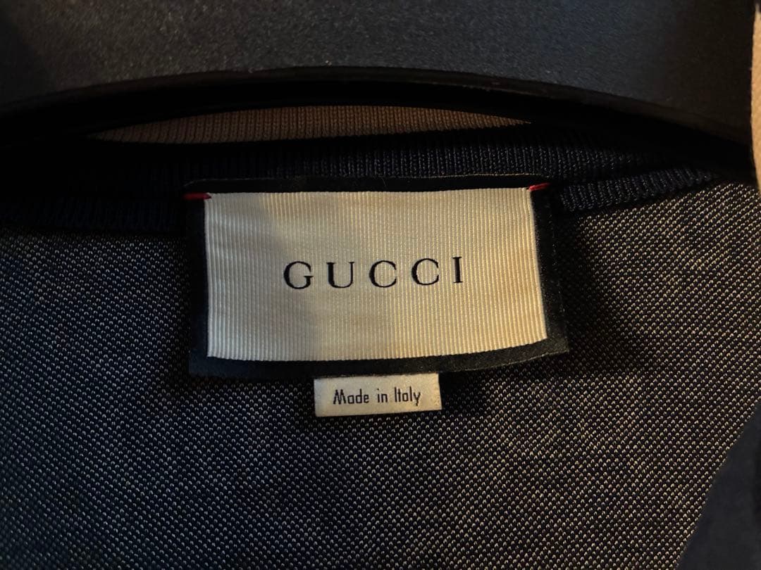 GUCCI GG総柄 トラックジャケット ネイビー Mサイズ ジャージ 正規品