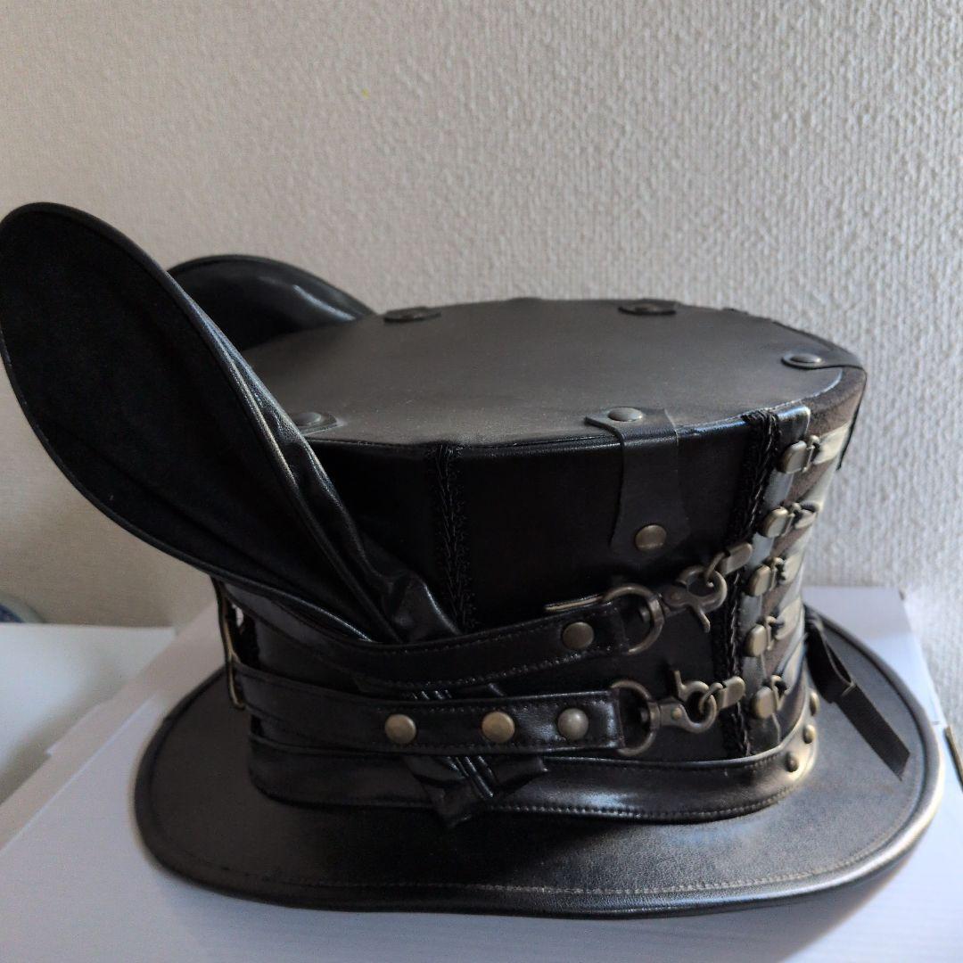 candynoir うさ耳 コルセットハット 黒 キャンディノアール