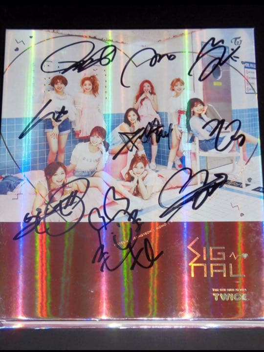 TWICE サイン signal