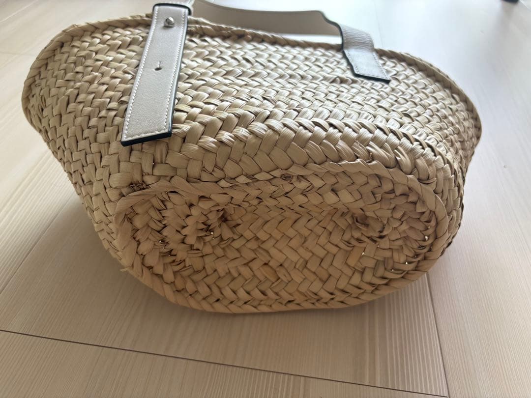 【chunko】LOEWE ロエベ バスケットバッグ スモール ホワイト