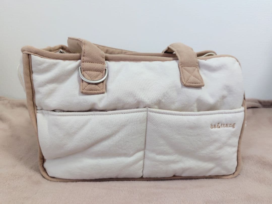 11日まで価格　ba&ttang バエンタン ライン ソフト キャリーバッグ S
