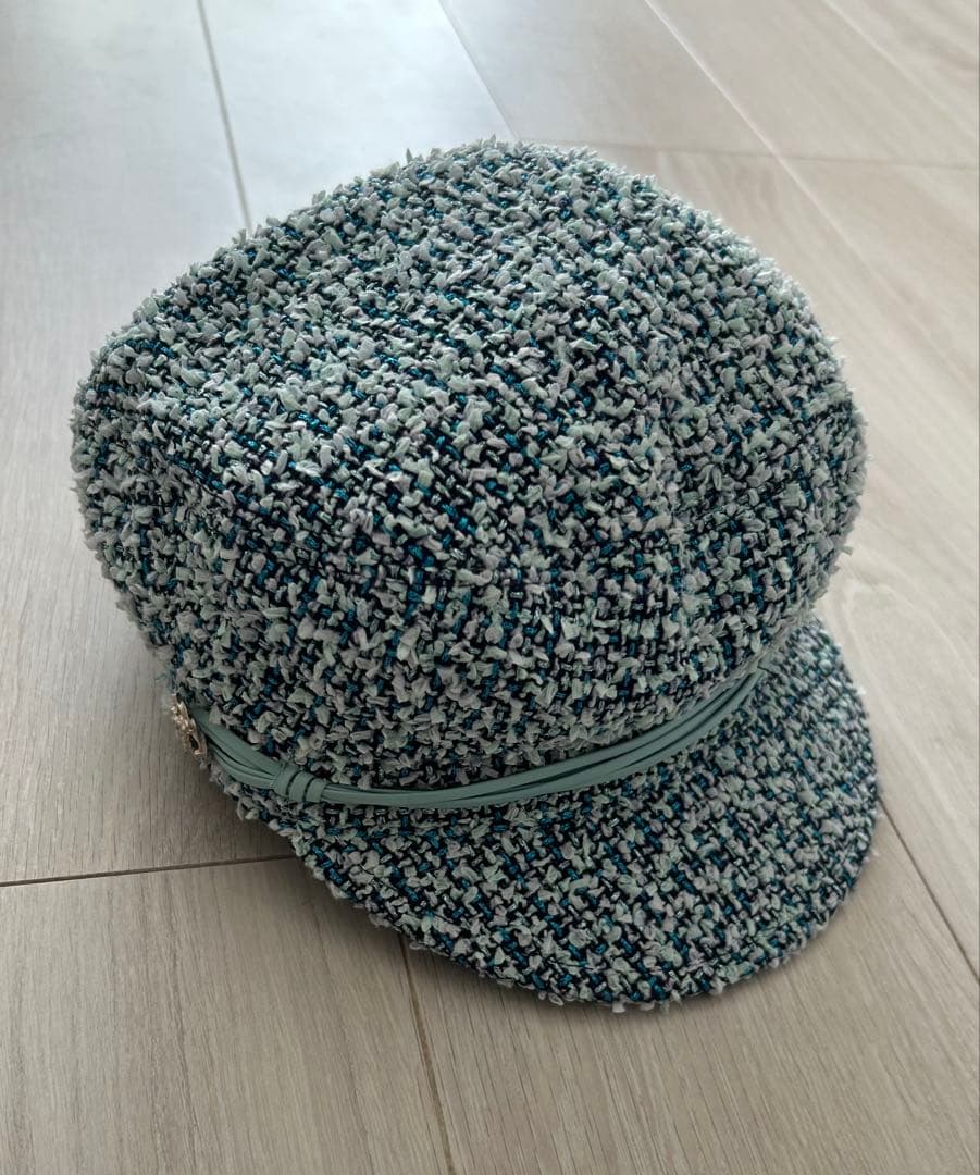 【美品】CHANELツイードキャスケット