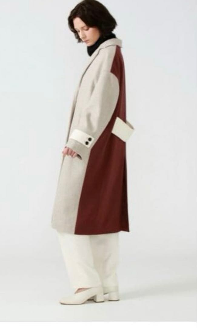 【未使用】LOVELESS ラブレス コンフォータブルブロッキングコート36