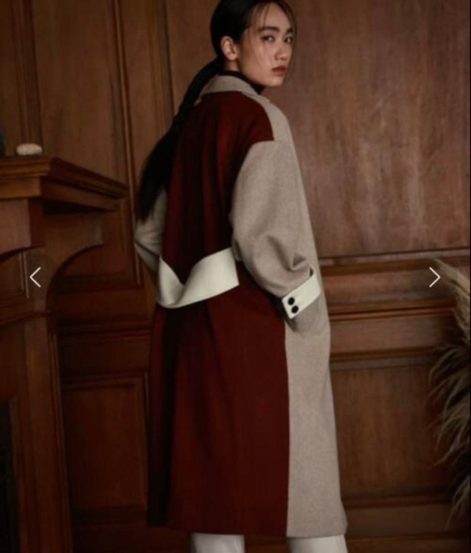 【未使用】LOVELESS ラブレス コンフォータブルブロッキングコート36