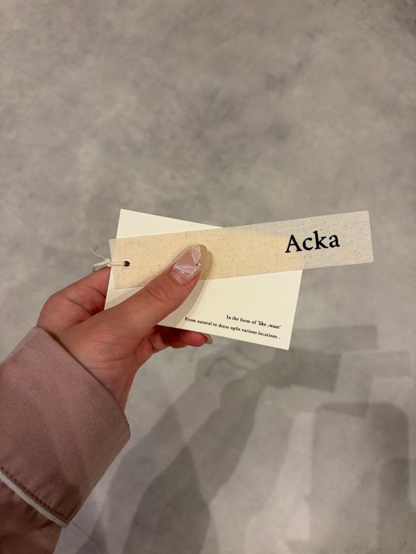 Acka docking frill one-piece ワンピース