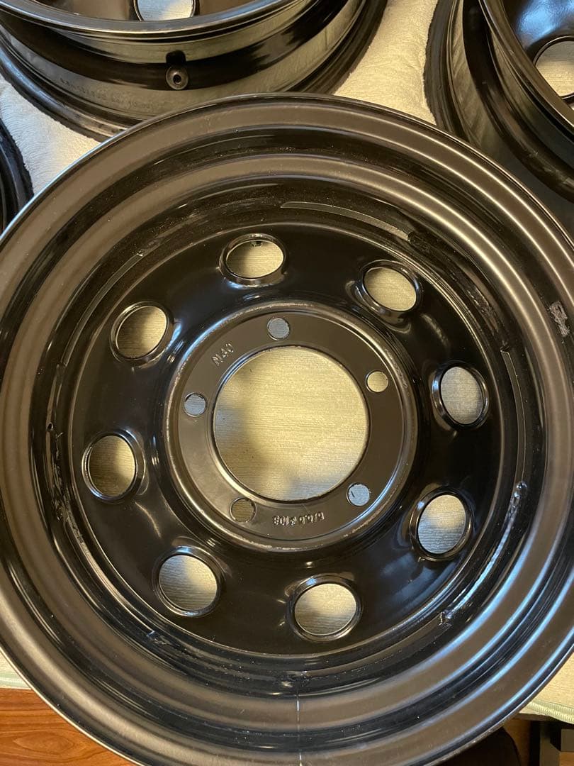 猫*X様 まつど家鉄八4本セット　ジムニーホイール