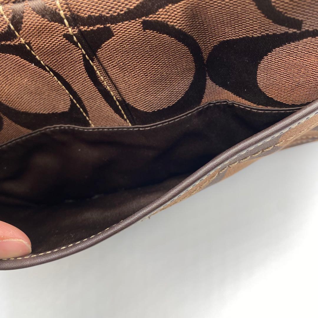 COACH ワンショルダーバッグ エルゴ シグネチャー 11257