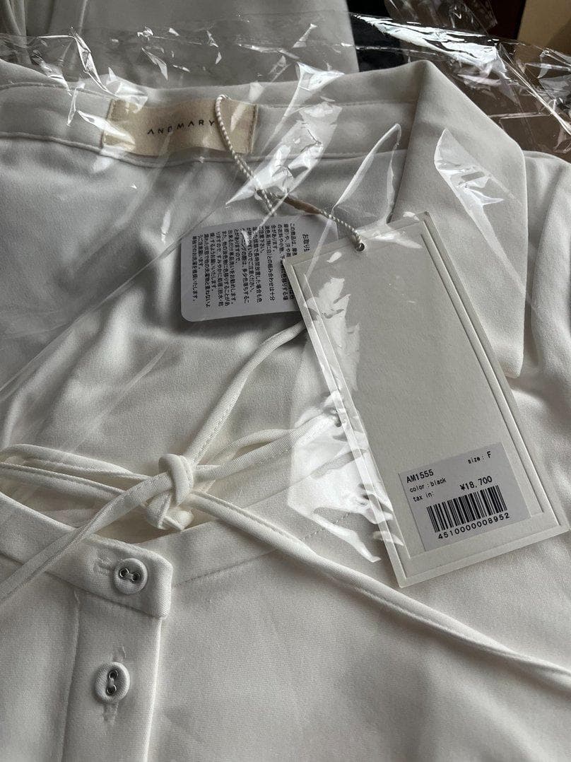 ワンピース andmary Betty velour mini dress AM1555