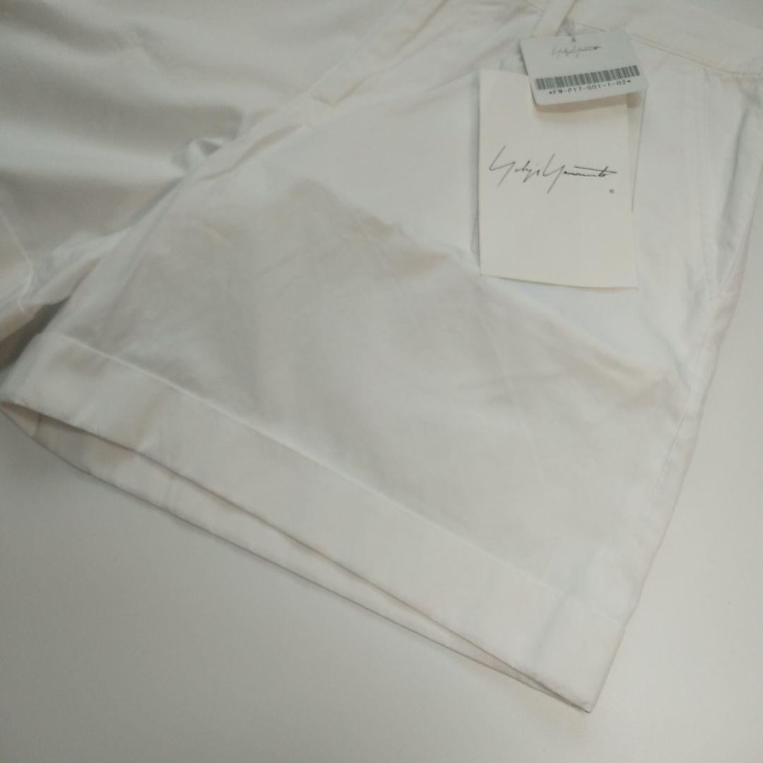 【早い者勝ち超特価‼️】ヨウジヤマモト ショートパンツ ホワイト 2