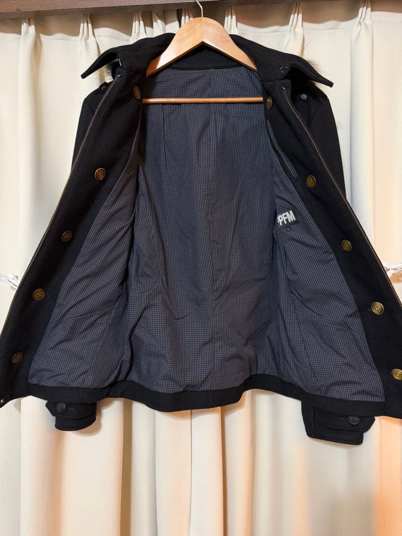 【美品】PPFM ナポレオンジャケット タヌキ ブラック L