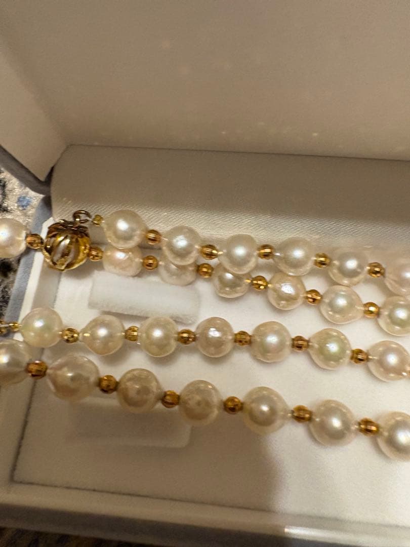 パールネックレス あこや パックマン