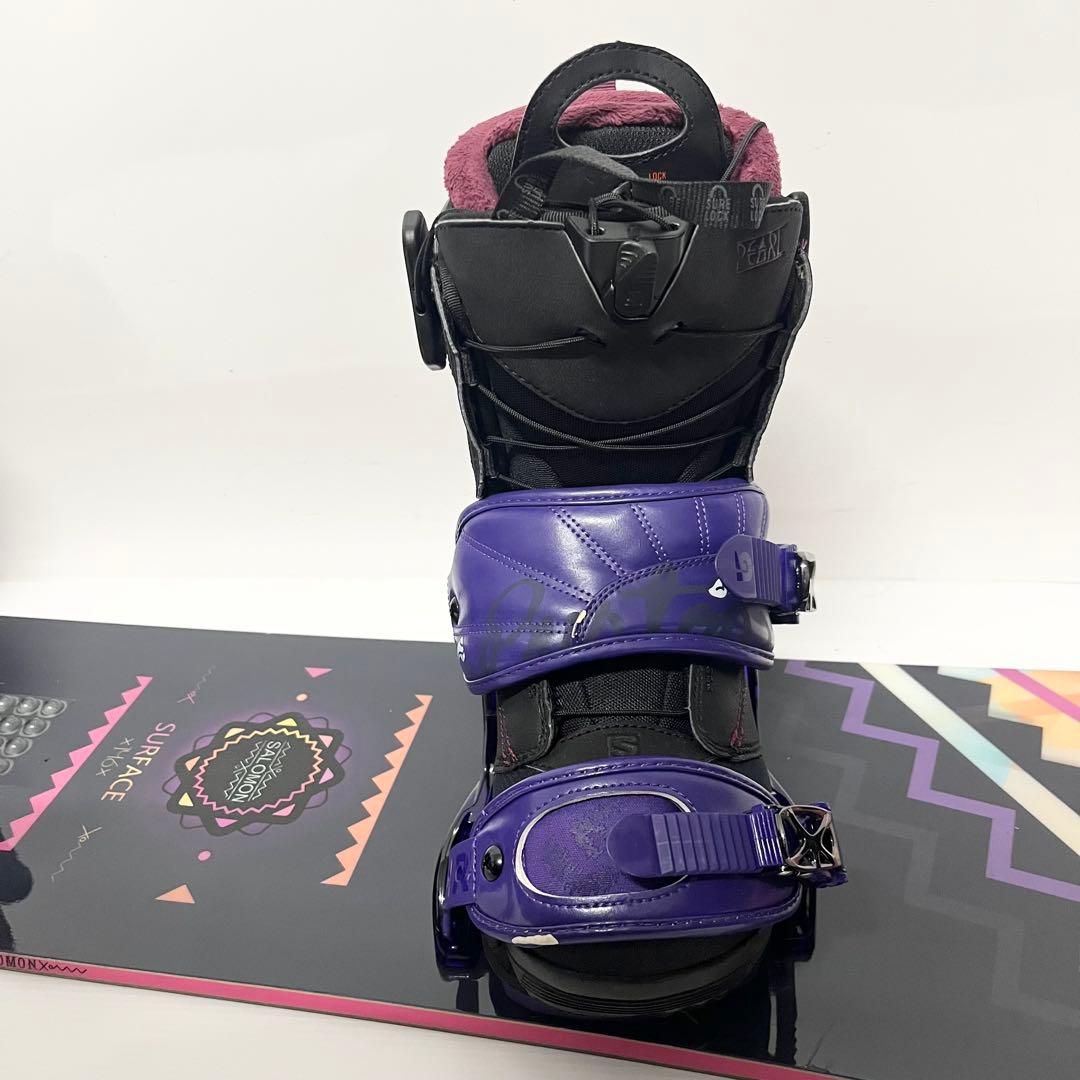 BURTON SALOMON レディース スノボセット　バートン　サロモン　美品