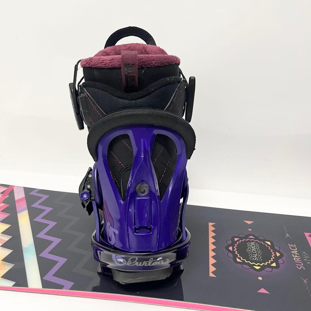 BURTON SALOMON レディース スノボセット　バートン　サロモン　美品