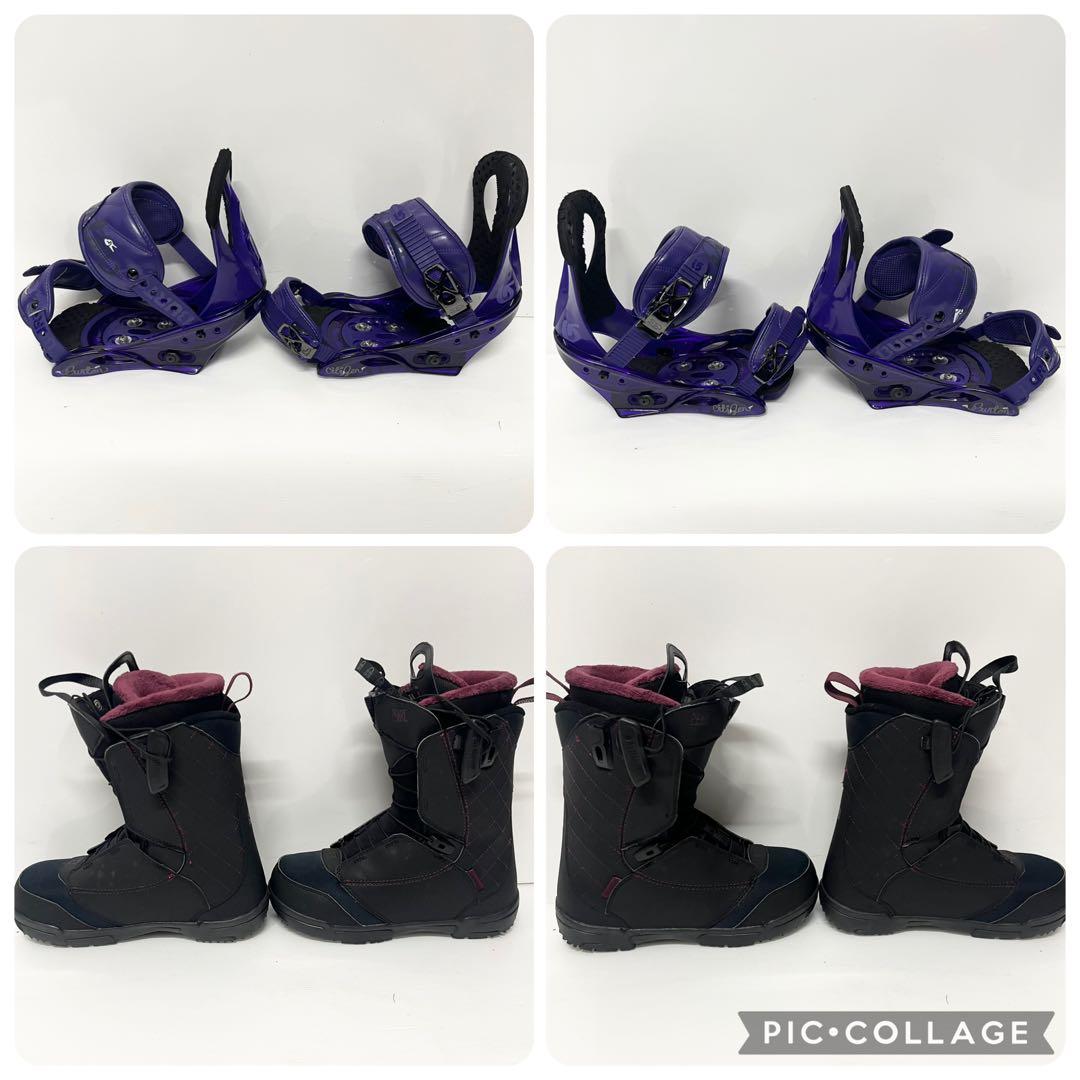 BURTON SALOMON レディース スノボセット　バートン　サロモン　美品