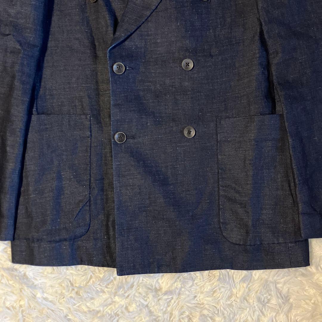 高級 PILGRIM TOMORROLAND テーラードジャケット デニム L