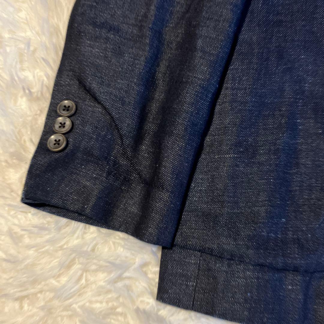 高級 PILGRIM TOMORROLAND テーラードジャケット デニム L
