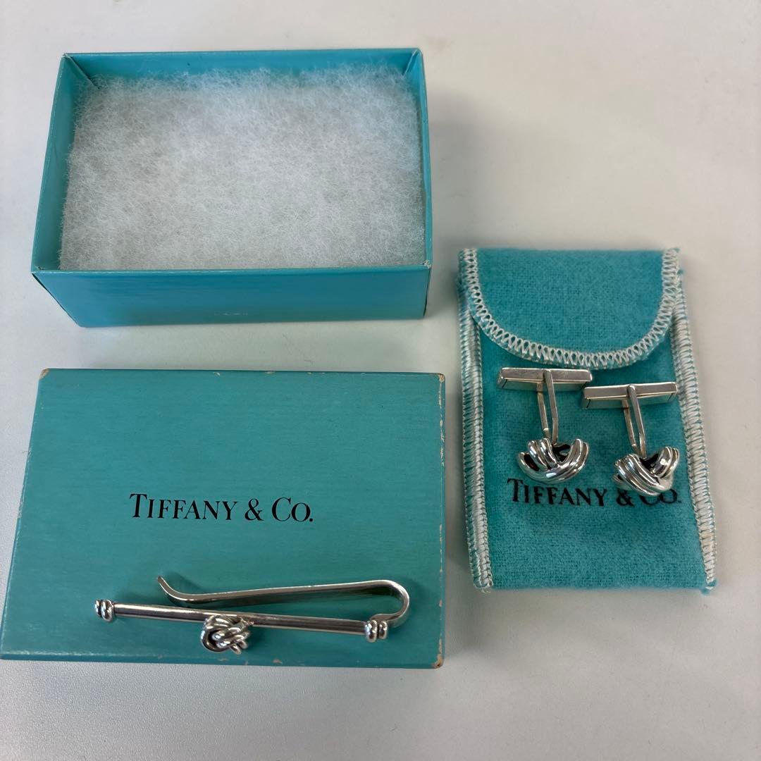TIFFANY&Co. ティファニー カフス SV925 ネクタイピンセット