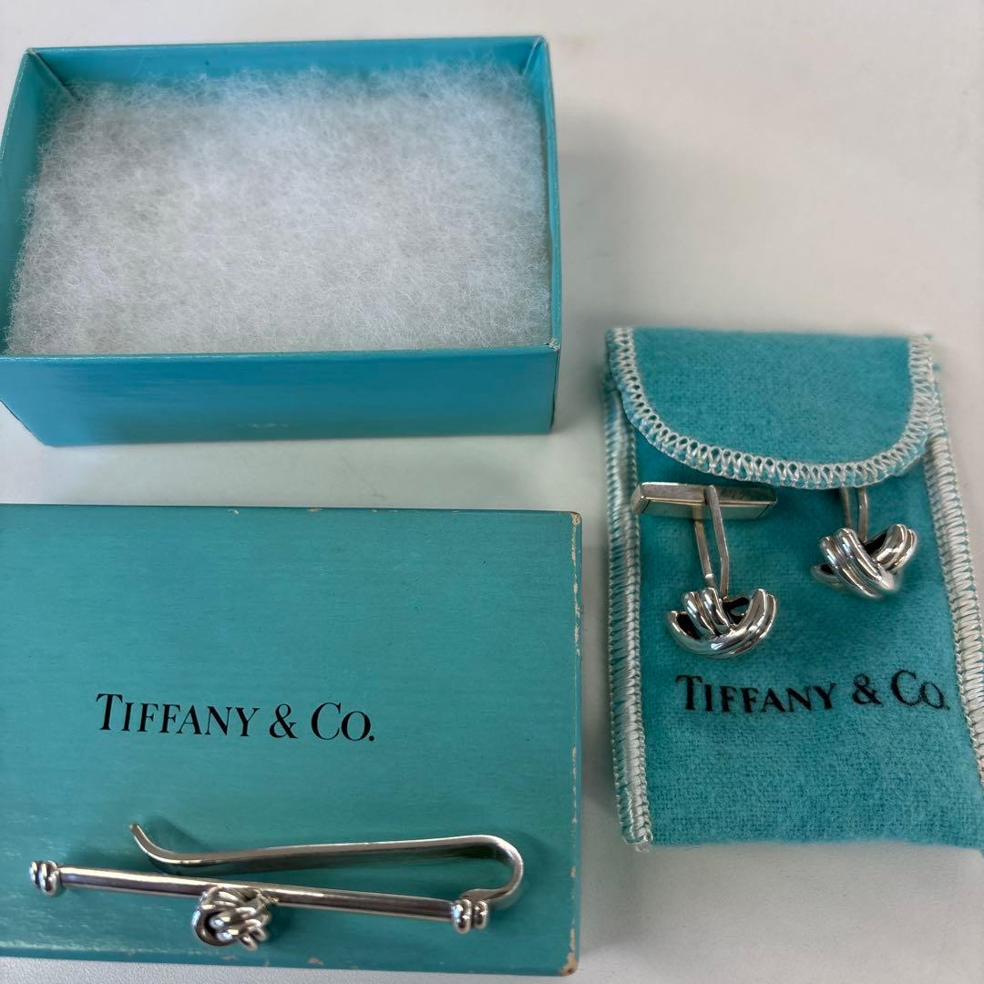 TIFFANY&Co. ティファニー カフス SV925 ネクタイピンセット