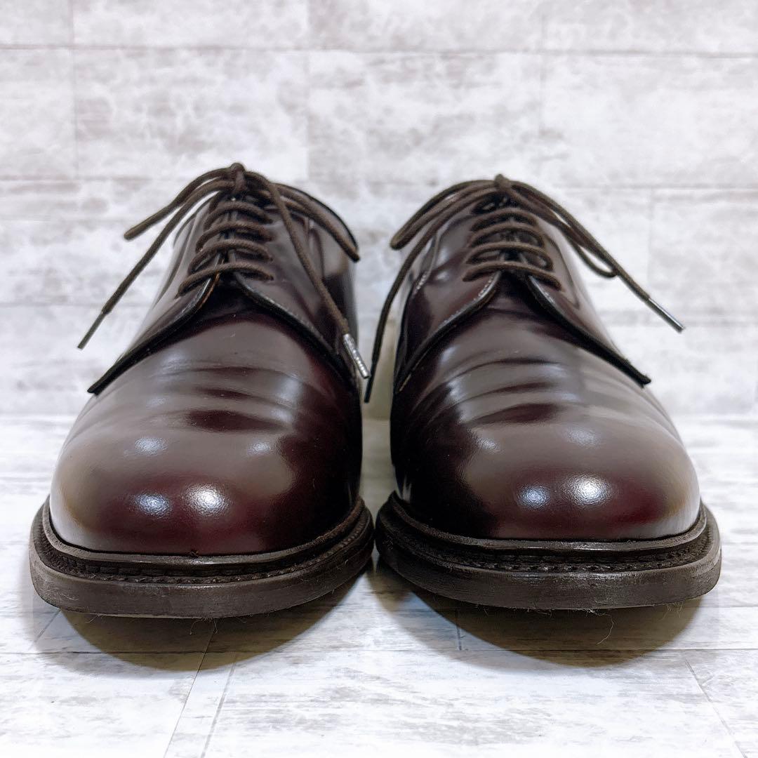 美品✨バーウィック プレーントゥ 3680 ダイナイトソール 革靴 8.5 茶