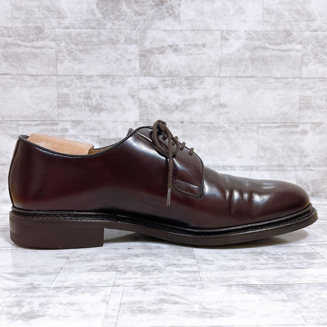 美品✨バーウィック プレーントゥ 3680 ダイナイトソール 革靴 8.5 茶