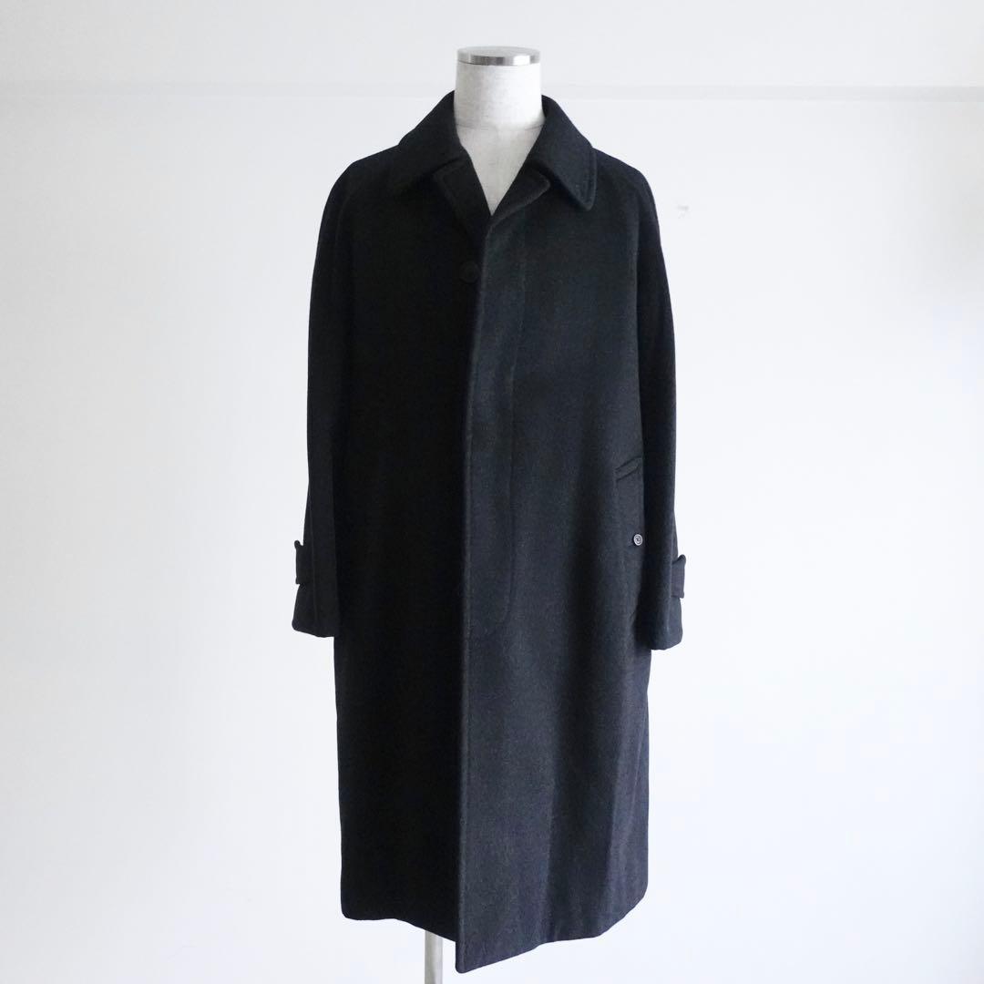 【極美品】Burberry’s カシミアラム　ステンカラーコート　チャコール