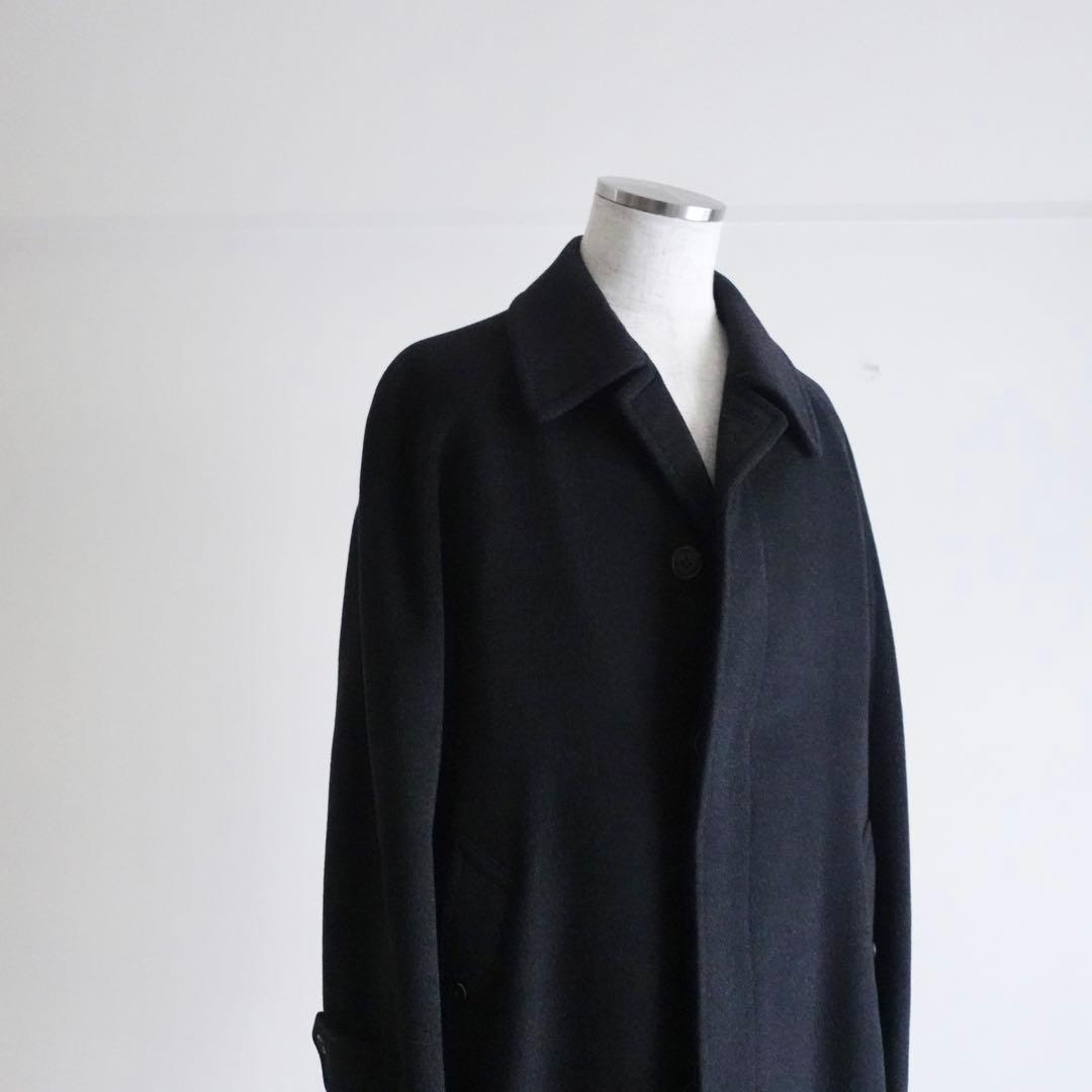 【極美品】Burberry’s カシミアラム　ステンカラーコート　チャコール