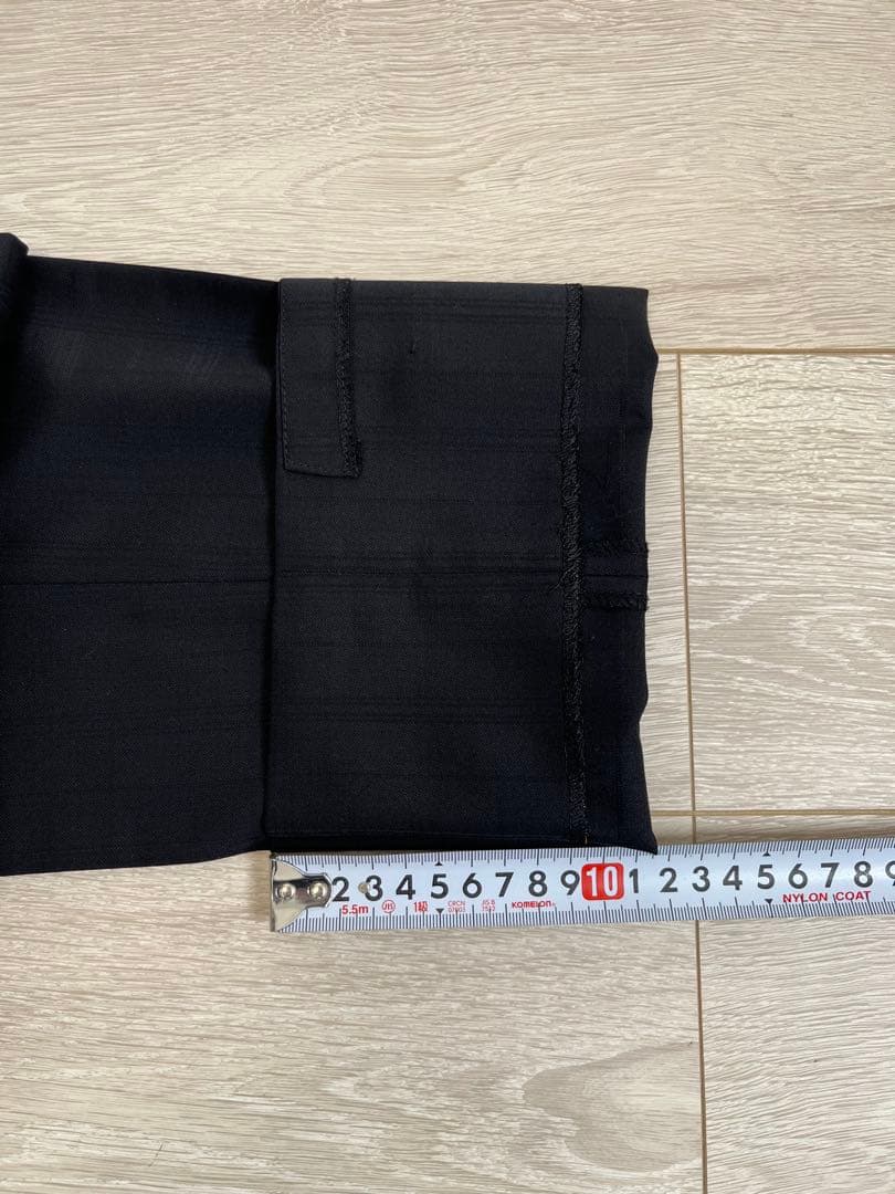 MICHEL ミッシェルクランスーツ 濃紺チェック（黒色）スリーピース