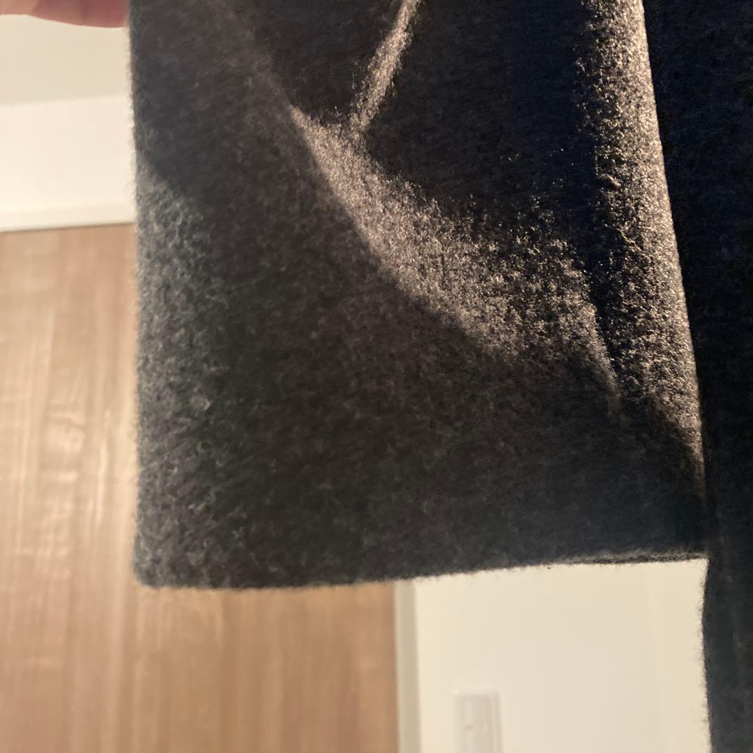 anuans リバーロングチェスターコート （CHARCOALGREY）