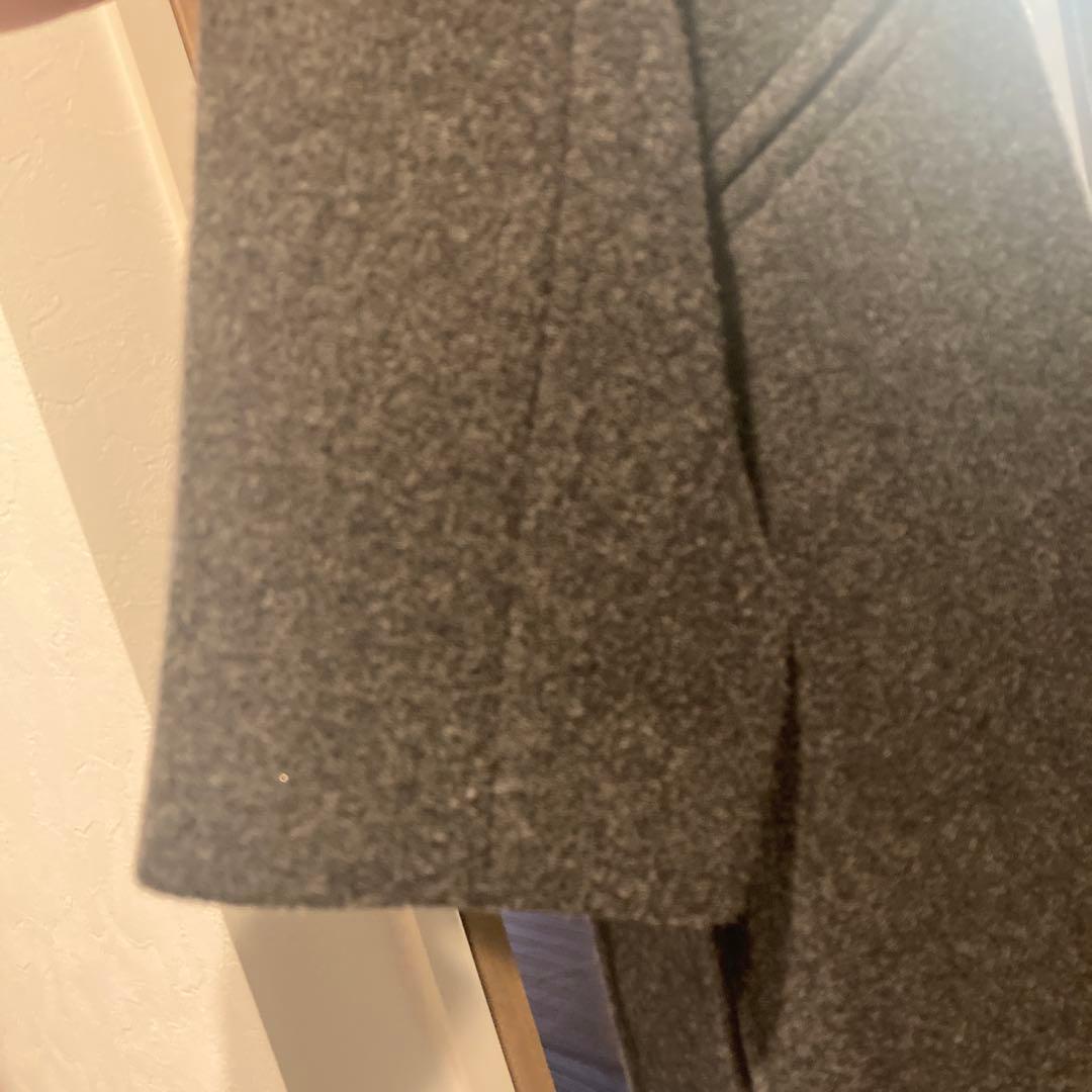 anuans リバーロングチェスターコート （CHARCOALGREY）