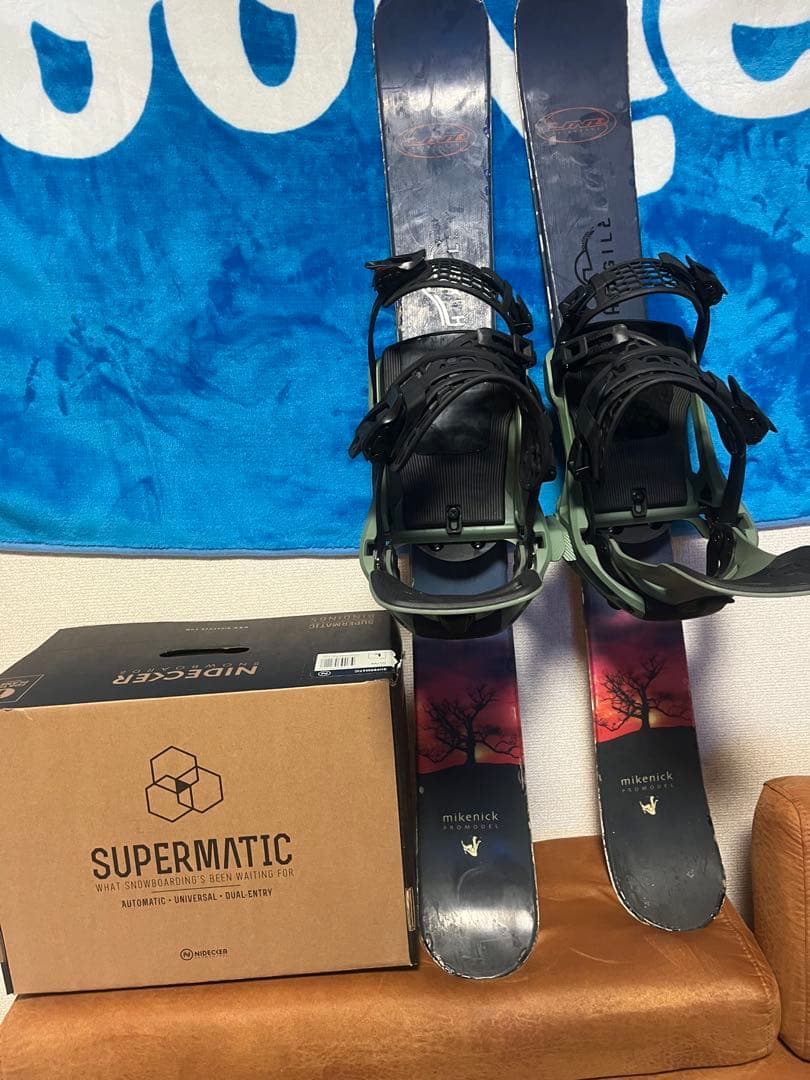 LINE Supermatic スキー板 バインディング付き