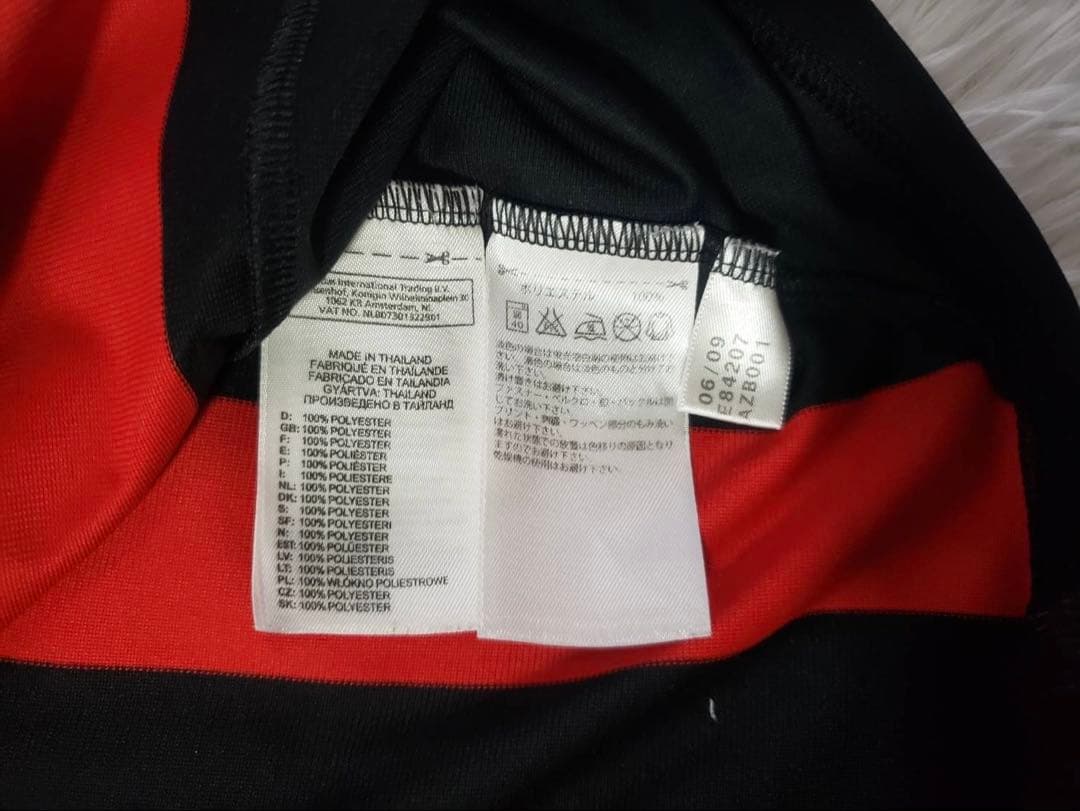 ACミラン 09/10 ホームユニフォームadidas 長袖